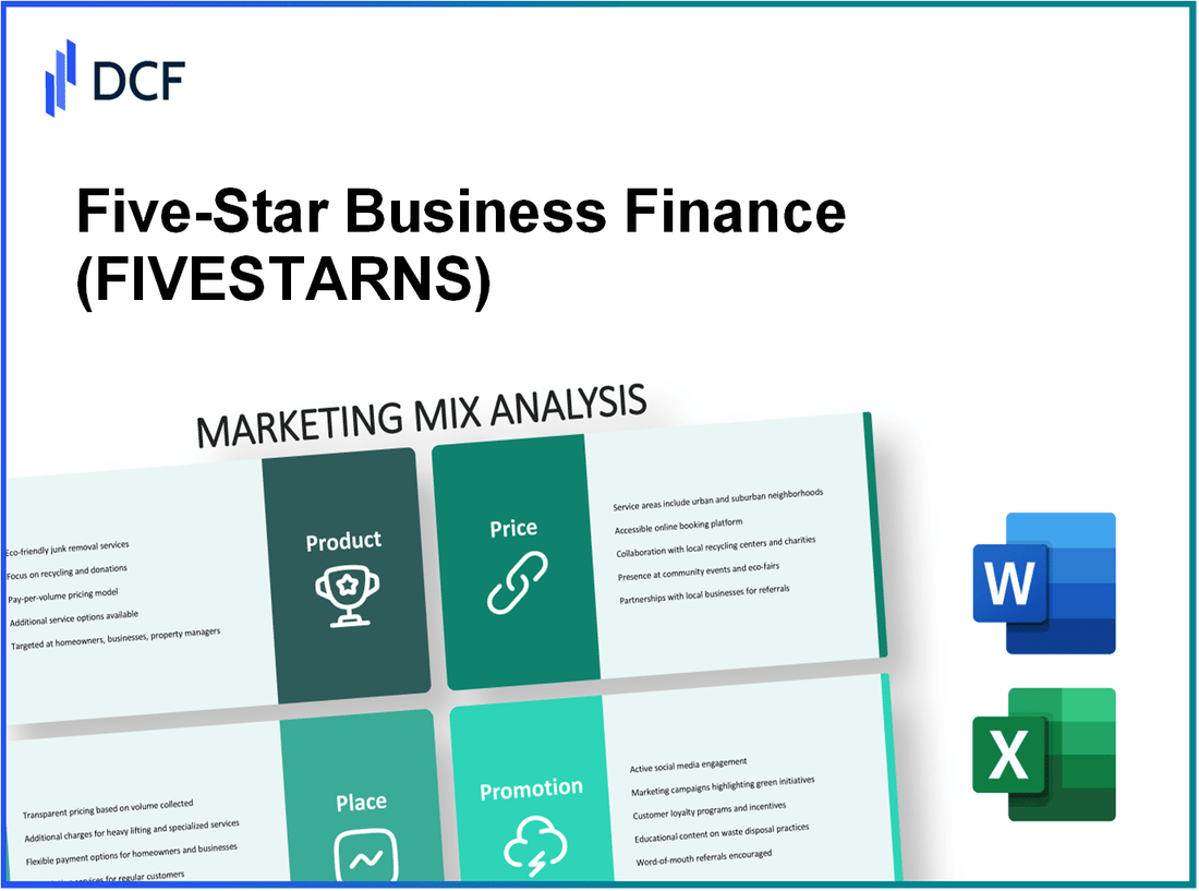 Five-Star Business Finance Limited (FIVESTAR.NS): Marketing Mix Analysis