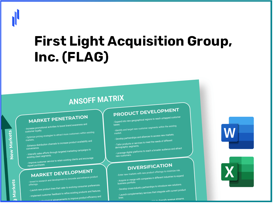 First Light Acquisition Group, Inc. (FLAG)Ansoff Matrix