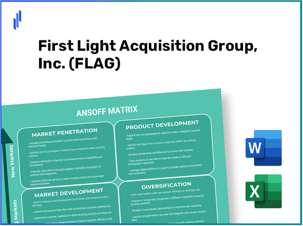 First Light Acquisition Group, Inc. (FLAG)Ansoff Matrix