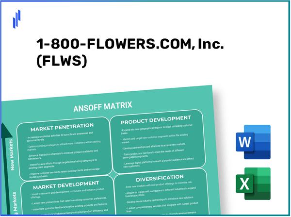 1-800-FLOWERS.COM, Inc. (FLWS)Ansoff Matrix