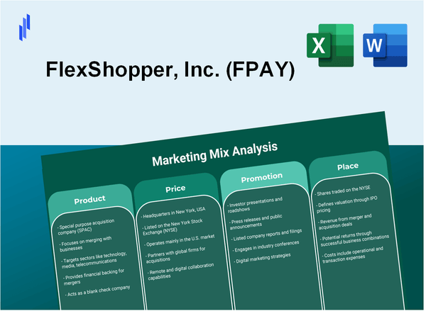 Marketing Mix Analysis of FlexShopper, Inc. (FPAY)