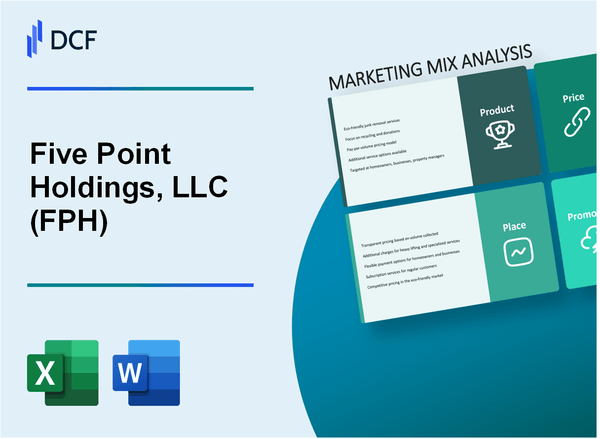 Five Point Holdings, LLC (FPH) Marketing Mix