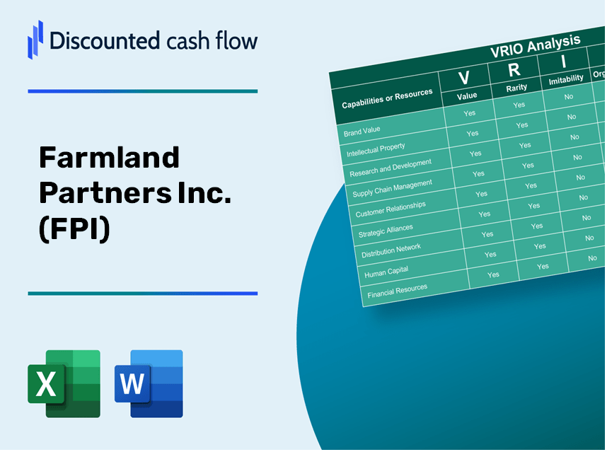 Farmland Partners Inc. (FPI): VRIO Analysis [10-2024 Updated]