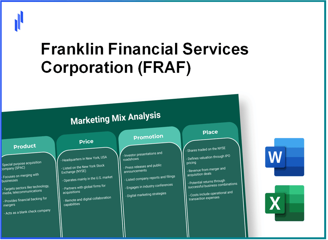 Marketing Mix Analysis of Franklin Financial Services Corporation (FRAF)