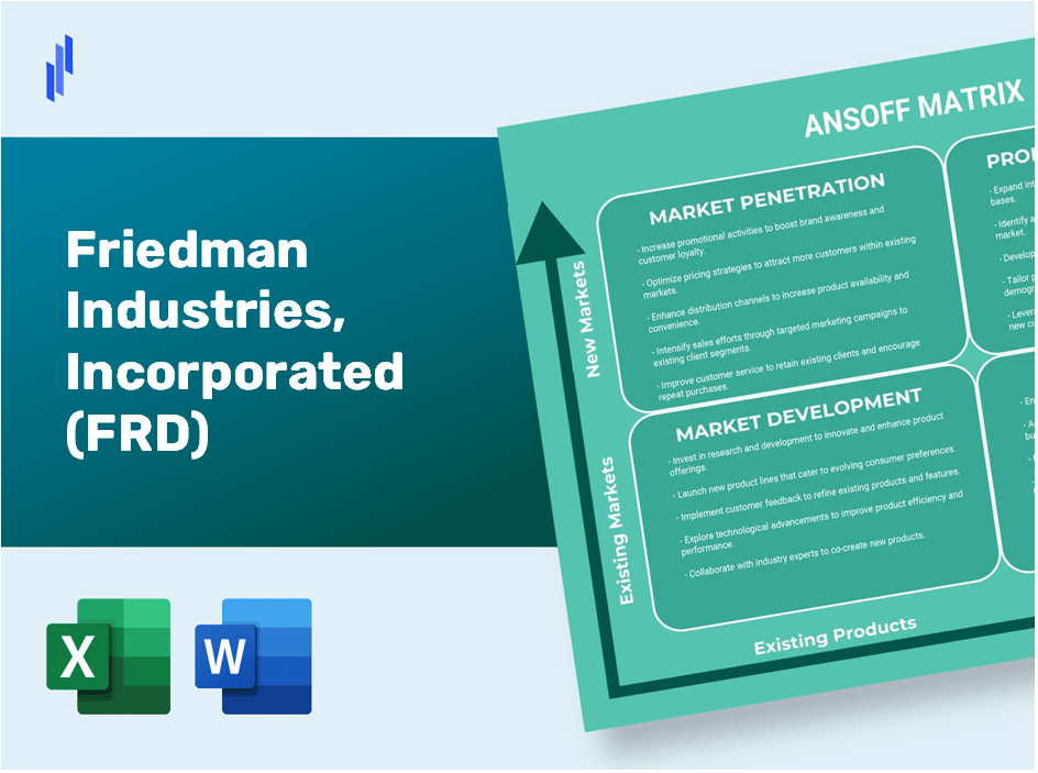 Friedman Industries, Incorporated (FRD) ANSOFF Matrix