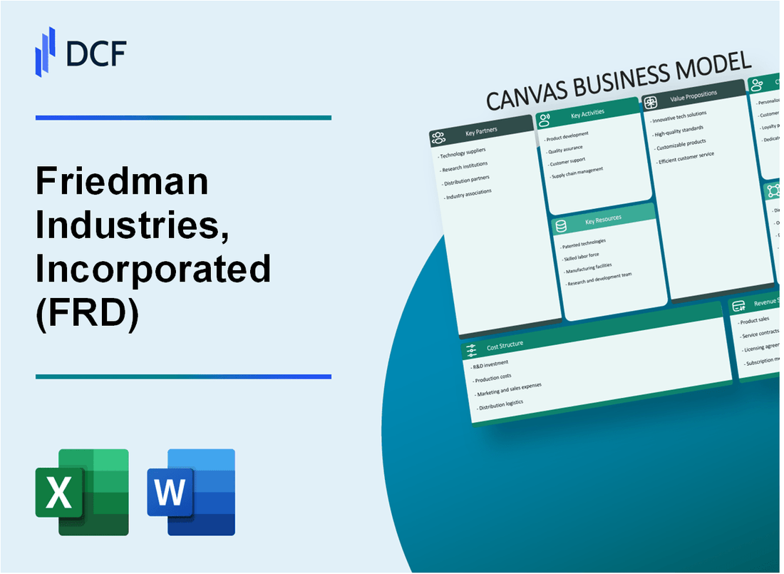 Friedman Industries, Incorporated (FRD) Business Model Canvas