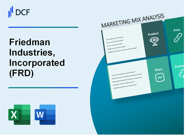 Friedman Industries, Incorporated (FRD) Marketing Mix