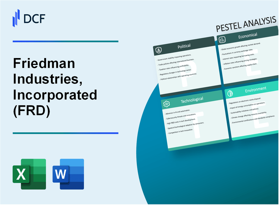 Friedman Industries, Incorporated (FRD) PESTLE Analysis