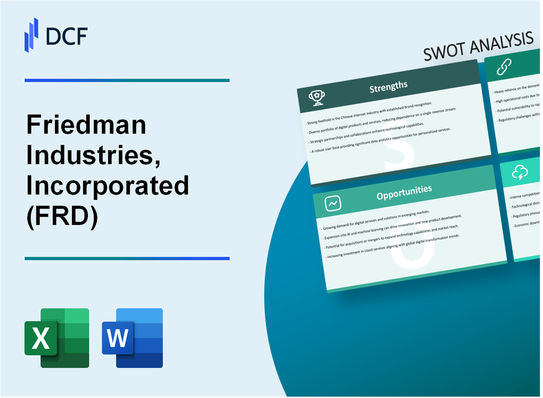 Friedman Industries, Incorporated (FRD) SWOT Analysis