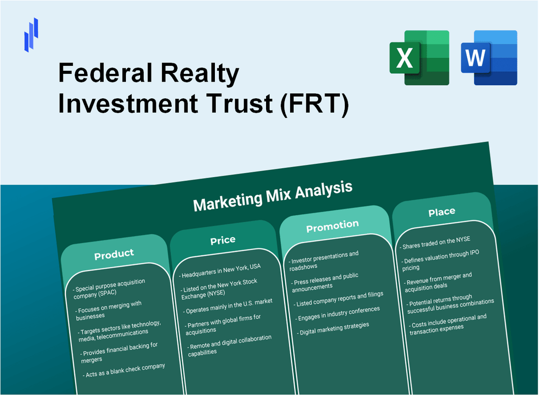 Marketing Mix Analysis of Federal Realty Investment Trust (FRT)