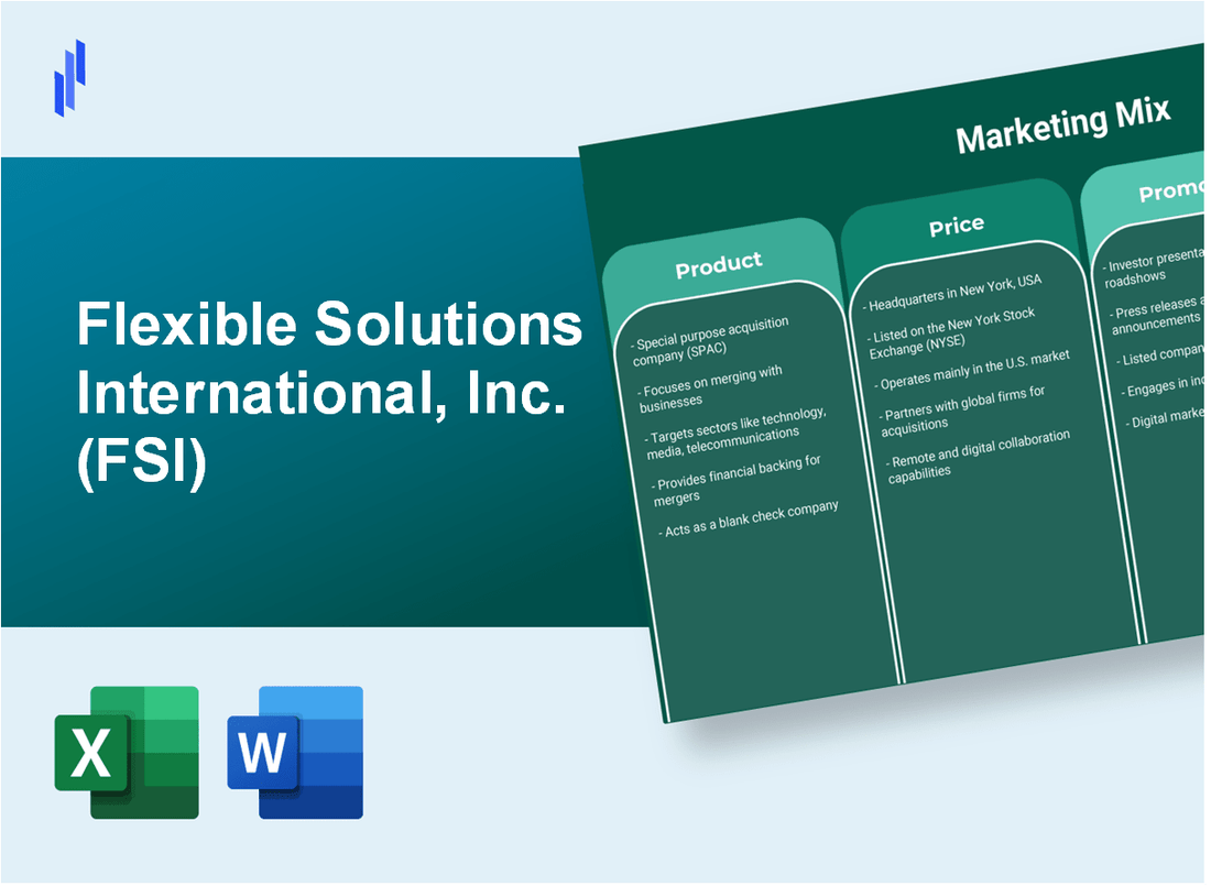 Marketing Mix Analysis of Flexible Solutions International, Inc. (FSI)