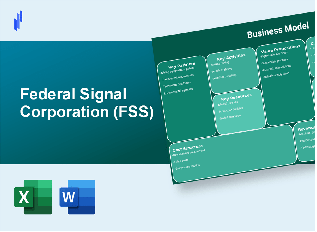 Federal Signal Corporation (FSS): Business Model Canvas