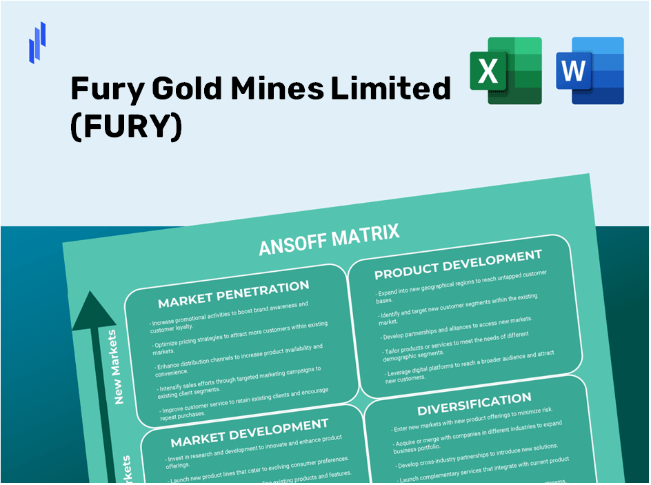 Fury Gold Mines Limited (FURY) ANSOFF Matrix