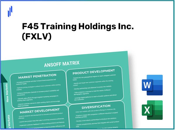 F45 Training Holdings Inc. (FXLV)Ansoff Matrix