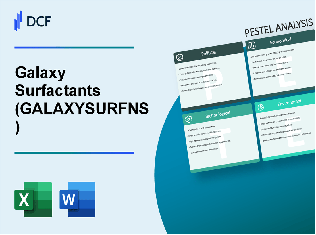 Galaxy Surfactants Limited (GALAXYSURF.NS): PESTEL Analysis