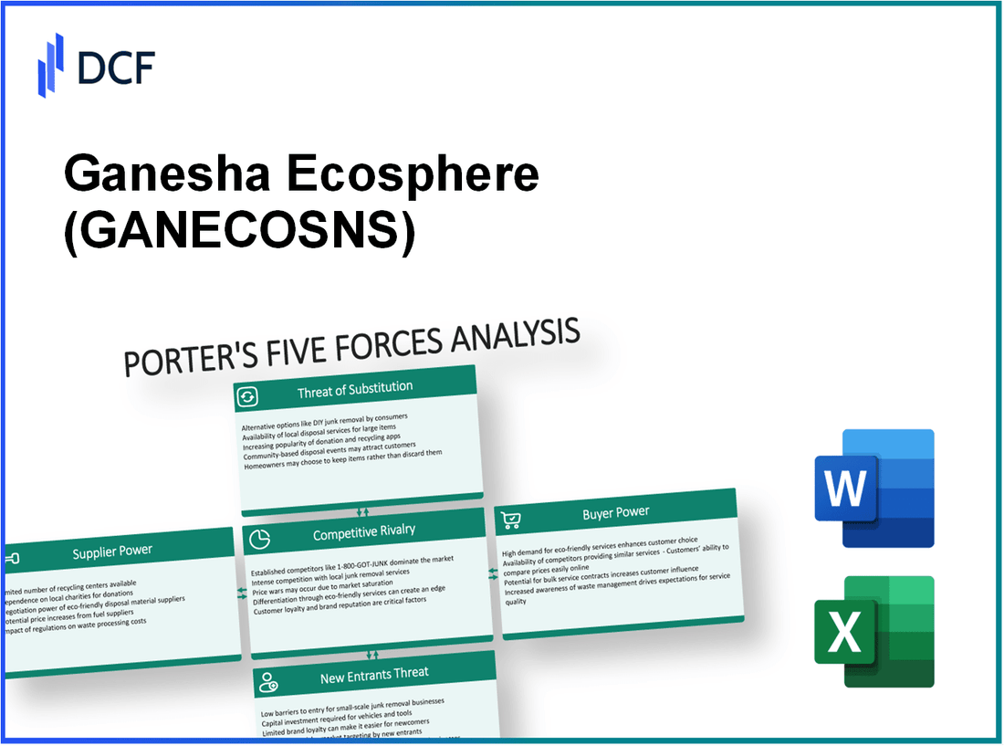 Ganesha Ecosphere (GANECOS.NS): Porter's 5 Forces Analysis