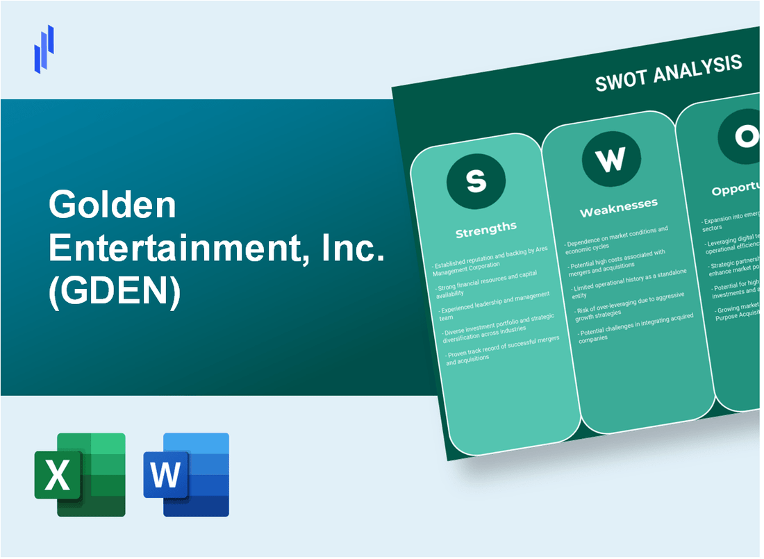 Golden Entertainment, Inc. (GDEN) SWOT Analysis