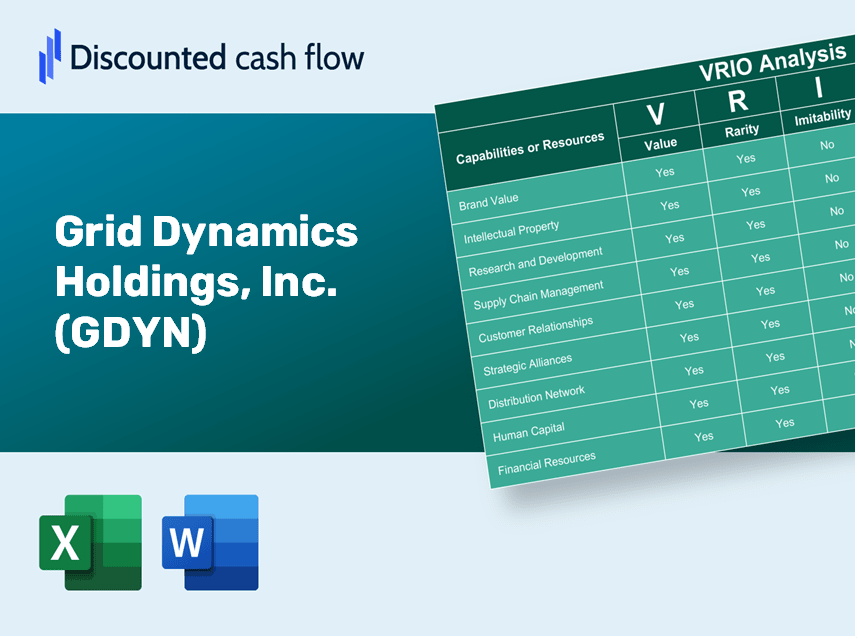 Grid Dynamics Holdings, Inc. (GDYN): VRIO Analysis [10-2024 Updated]