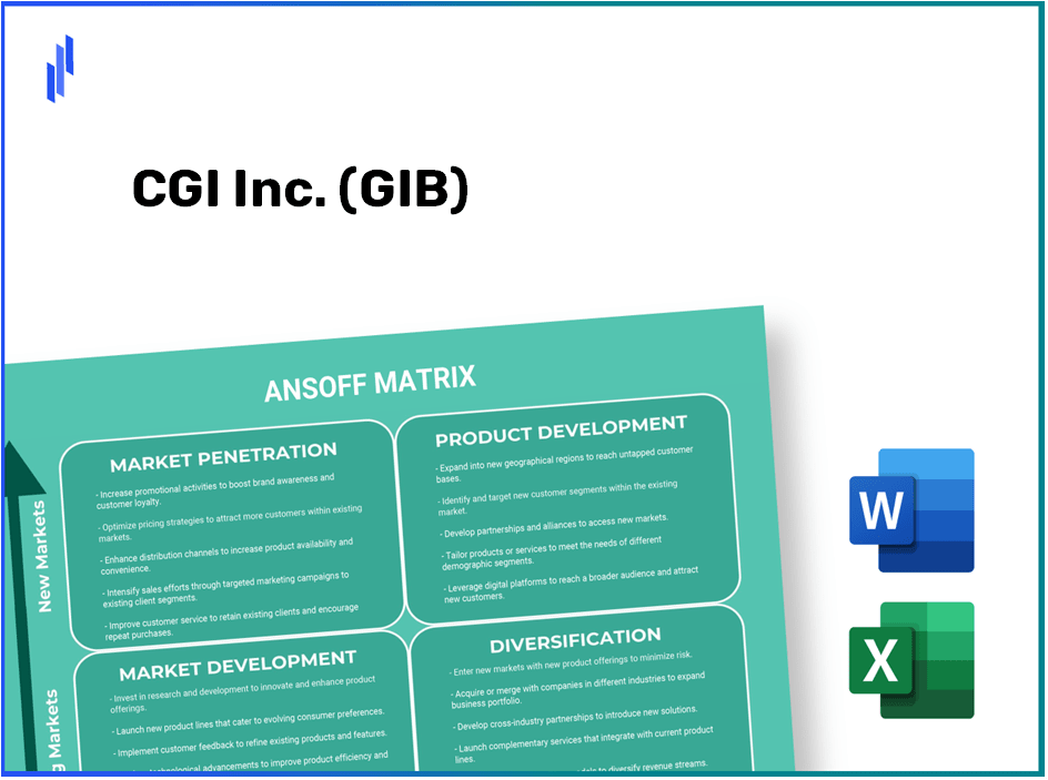 CGI Inc. (GIB) ANSOFF Matrix