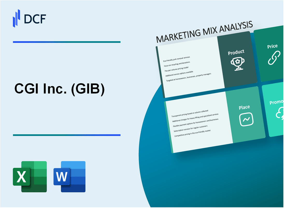 CGI Inc. (GIB) Marketing Mix