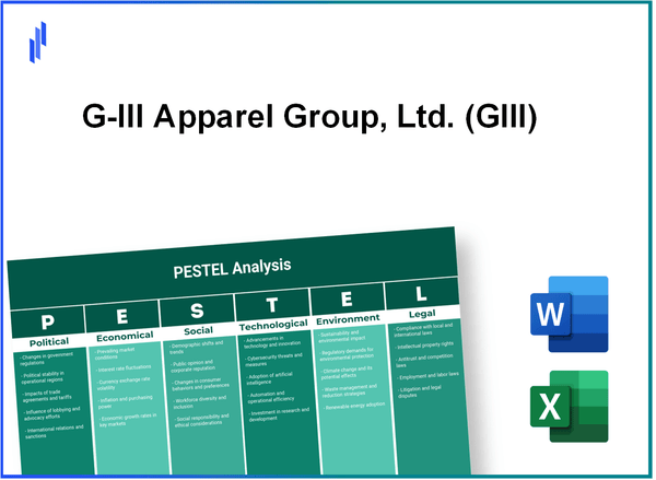 PESTEL Analysis of G-III Apparel Group, Ltd. (GIII)