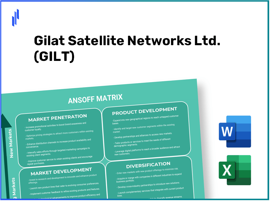 Gilat Satellite Networks Ltd. (GILT) ANSOFF Matrix