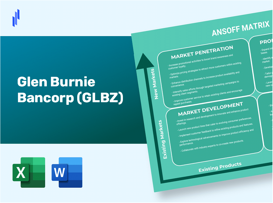 Glen Burnie Bancorp (GLBZ)Ansoff Matrix