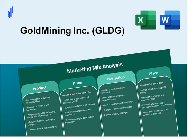 Marketing Mix Analysis of GoldMining Inc. (GLDG)