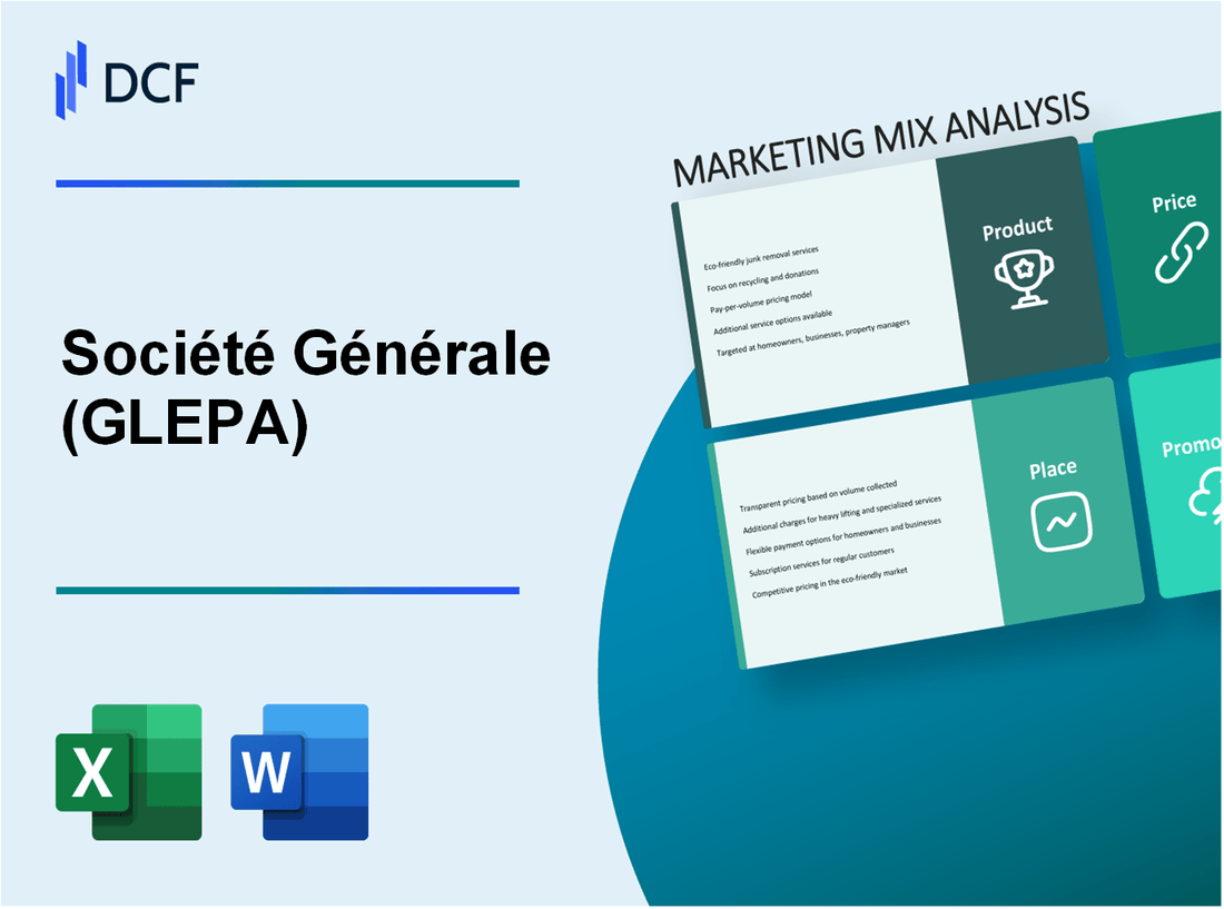 Société Générale Société anonyme (GLE.PA): Marketing Mix Analysis