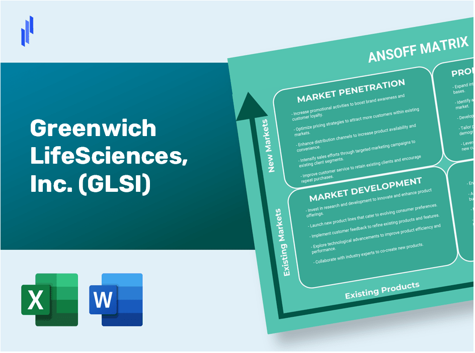 Greenwich LifeSciences, Inc. (GLSI)Ansoff Matrix