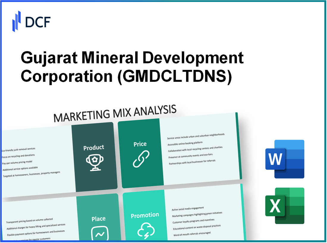 Gujarat Mineral Development Corporation Limited (GMDCLTD.NS): Marketing Mix Analysis