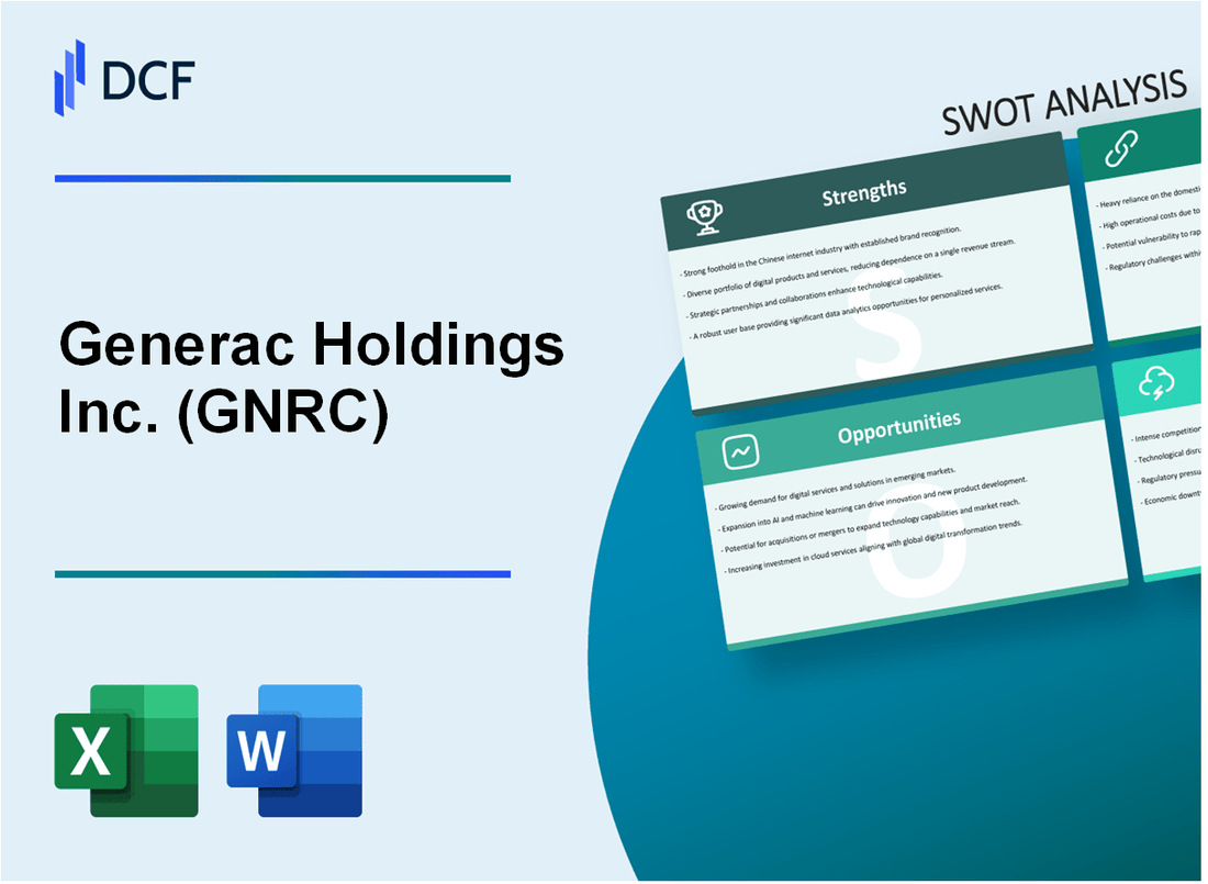 Generac Holdings Inc. (GNRC) SWOT Analysis