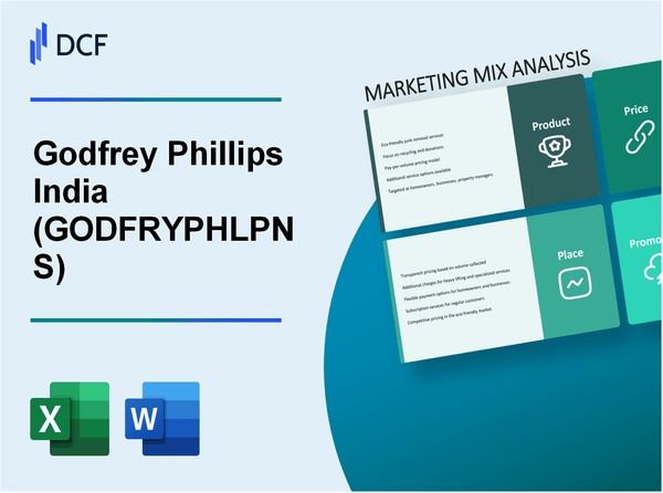 Godfrey Phillips India Limited (GODFRYPHLP.NS): Marketing Mix Analysis