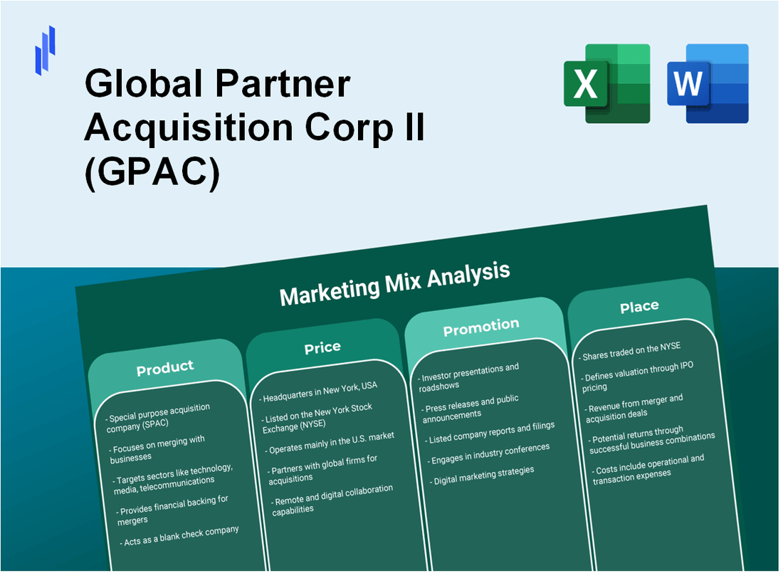 Marketing Mix Analysis of Global Partner Acquisition Corp II (GPAC)