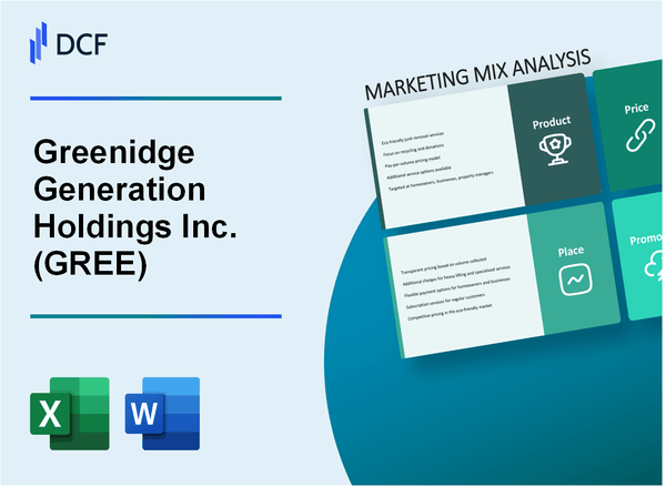 Greenidge Generation Holdings Inc. (GREE) Marketing Mix