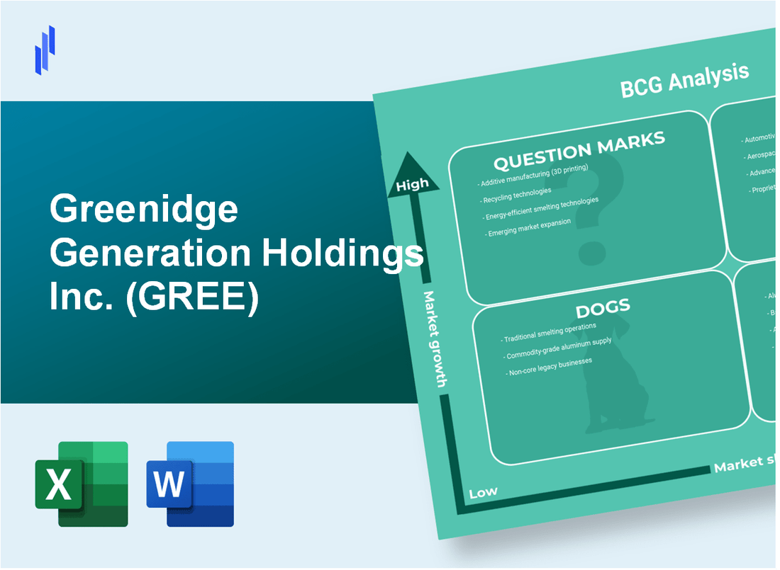 Greenidge Generation Holdings Inc. (GREE) BCG Matrix Analysis