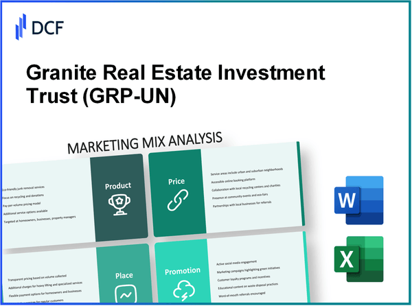 Granite Real Estate Investment Trust (GRP-UN): Marketing Mix Analysis