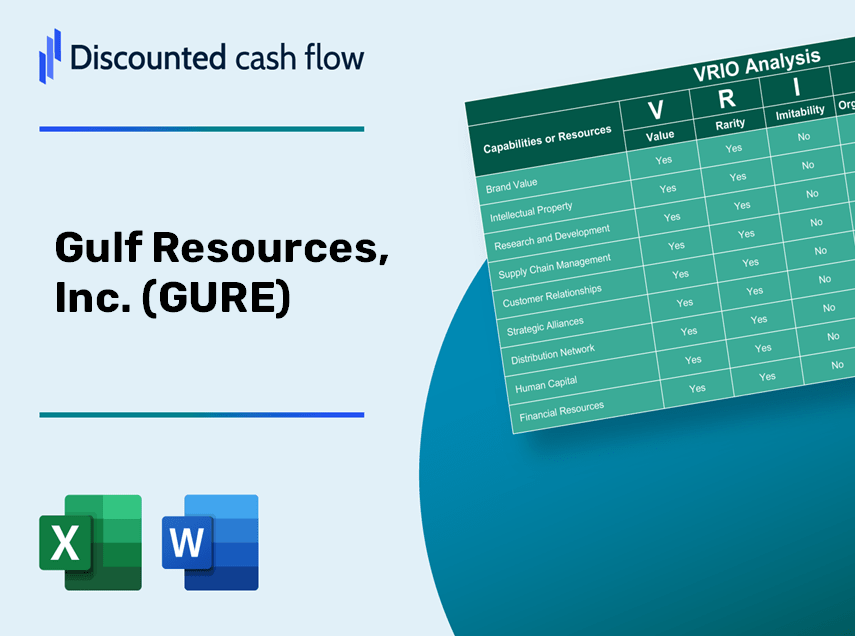 Gulf Resources, Inc. (GURE) VRIO Analysis