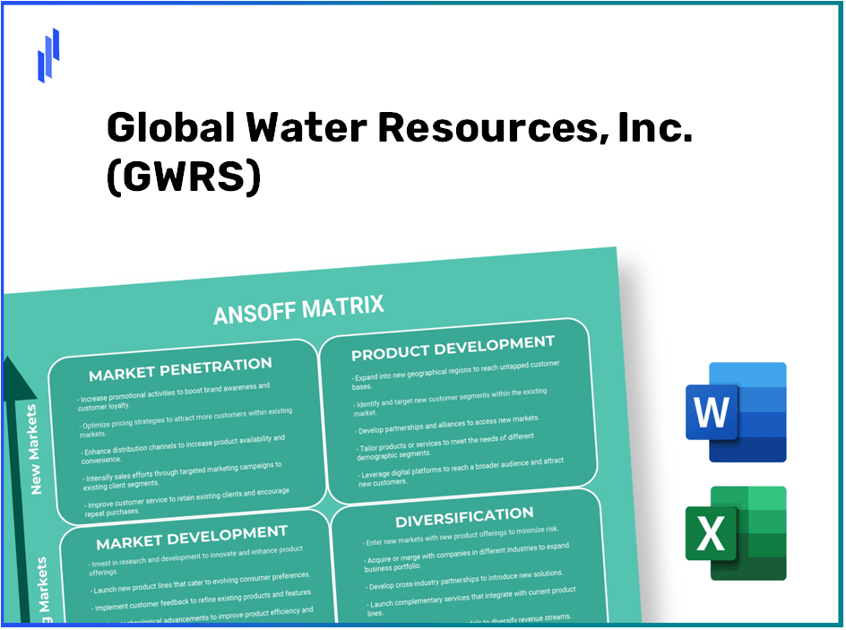 Global Water Resources, Inc. (GWRS) ANSOFF Matrix