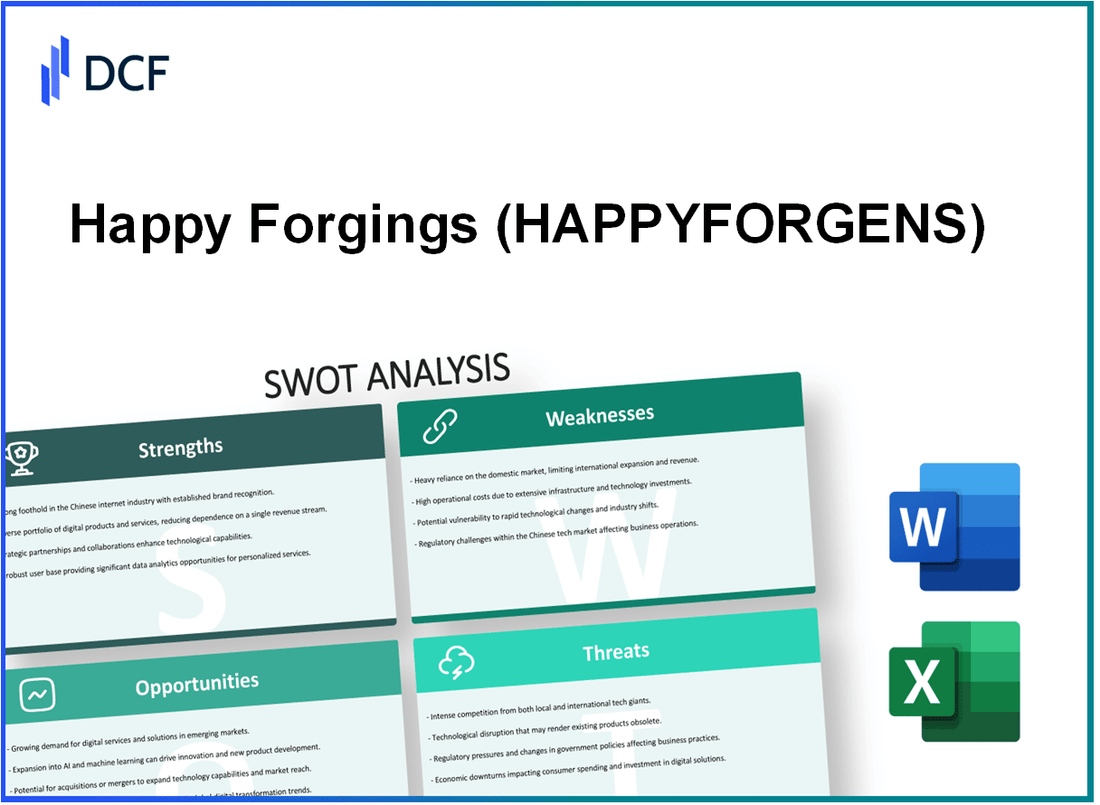 Happy Forgings Limited (HAPPYFORGE.NS): SWOT Analysis