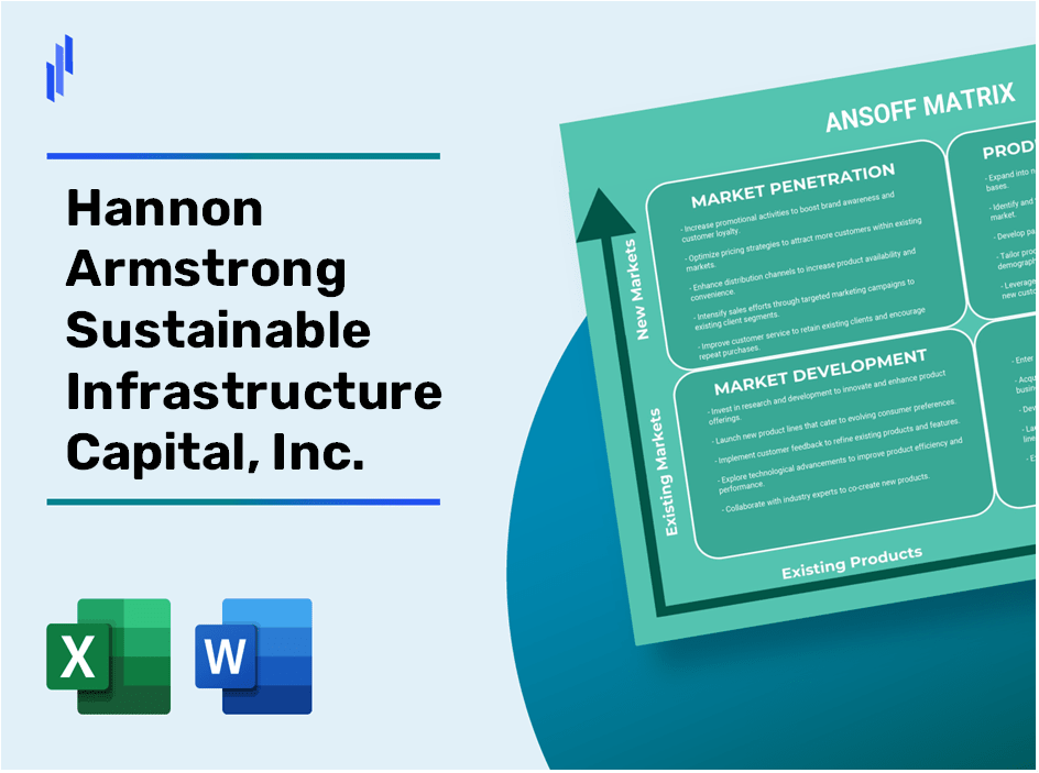 Hannon Armstrong Sustainable Infrastructure Capital, Inc. (HASI) ANSOFF Matrix