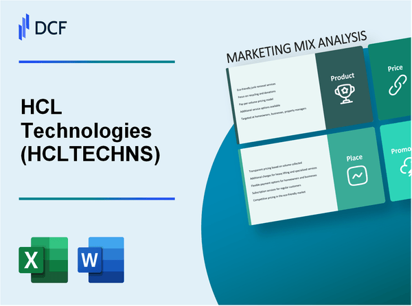 HCL Technologies Limited (HCLTECH.NS): Marketing Mix Analysis