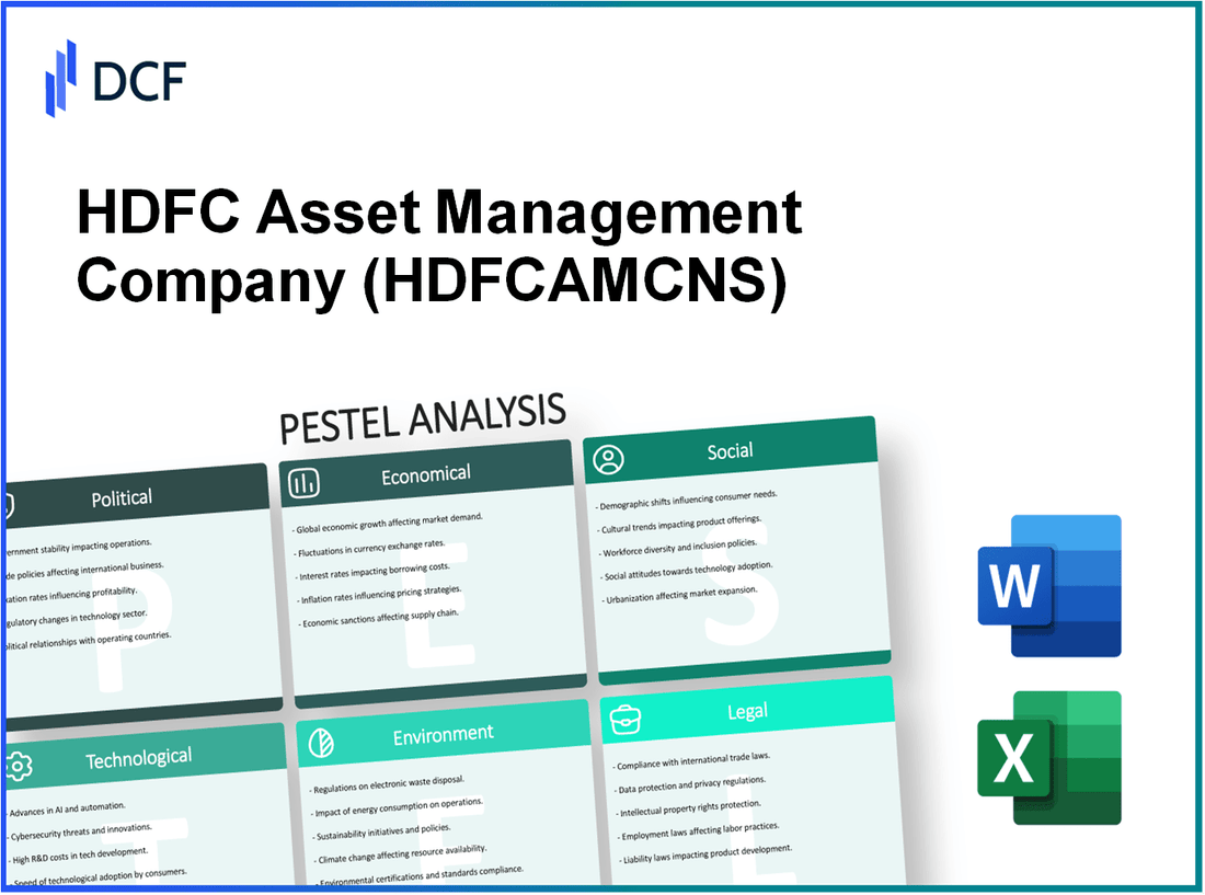 HDFC Asset Management Company Limited (HDFCAMC.NS): PESTEL Analysis