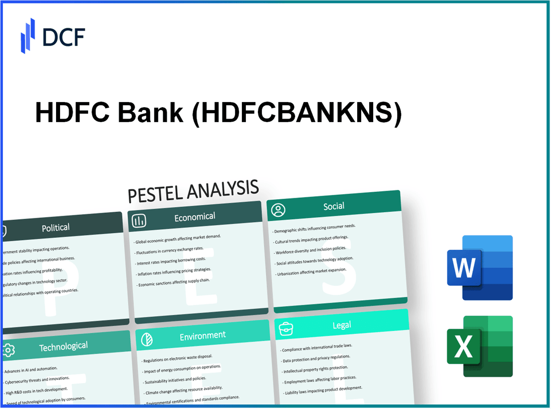 HDFC Bank Limited (HDFCBANK.NS): PESTEL Analysis