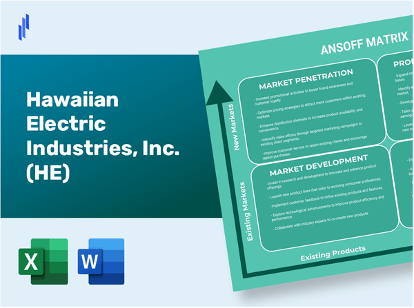 Hawaiian Electric Industries, Inc. (HE)Ansoff Matrix