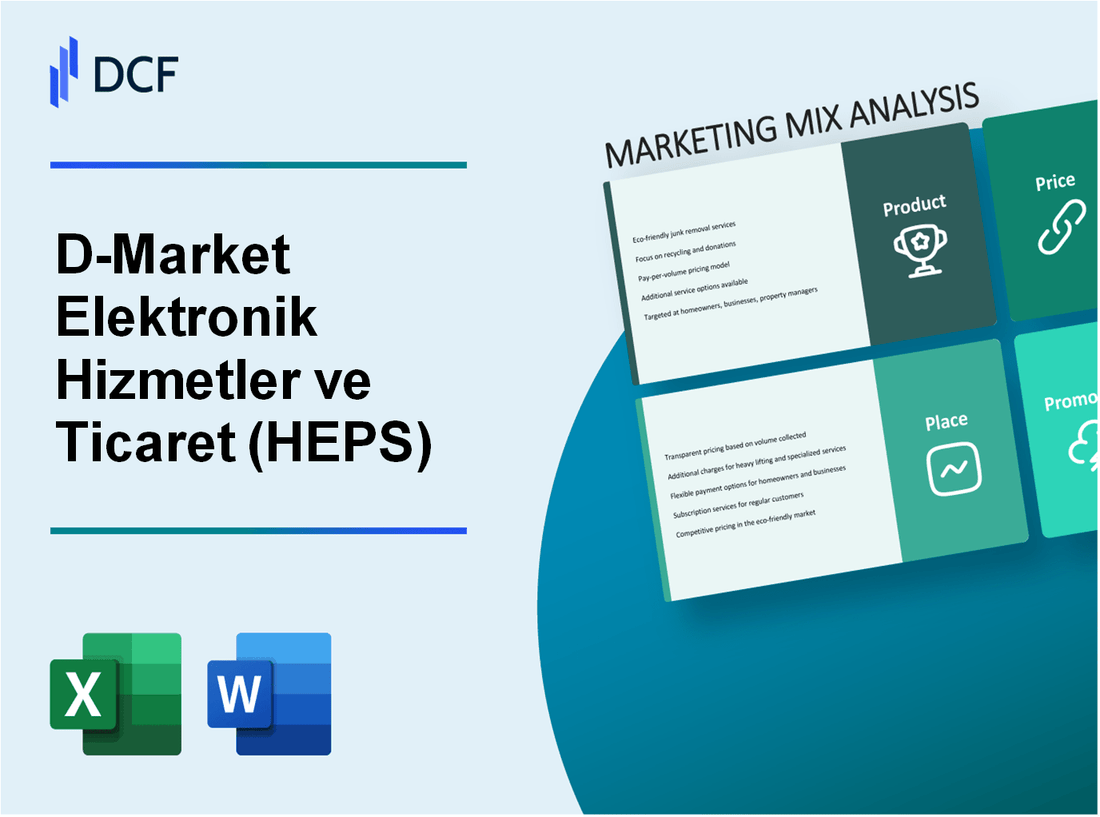 D-Market Elektronik Hizmetler ve Ticaret A.S. (HEPS): Marketing Mix Analysis