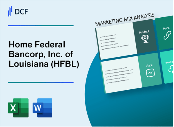 Home Federal Bancorp, Inc. of Louisiana (HFBL) Marketing Mix