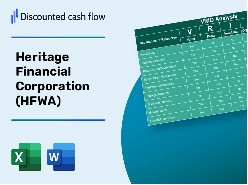 Heritage Financial Corporation (HFWA) VRIO Analysis