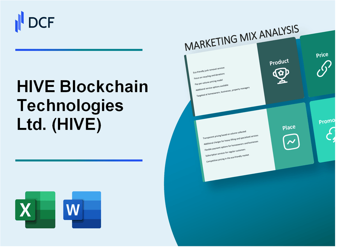 HIVE Blockchain Technologies Ltd. (HIVE) Marketing Mix