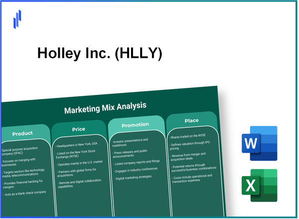 Marketing Mix Analysis of Holley Inc. (HLLY)